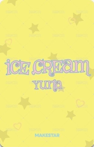 Ice Cream ms 廣州 合照 簽售卡 小雞 背面