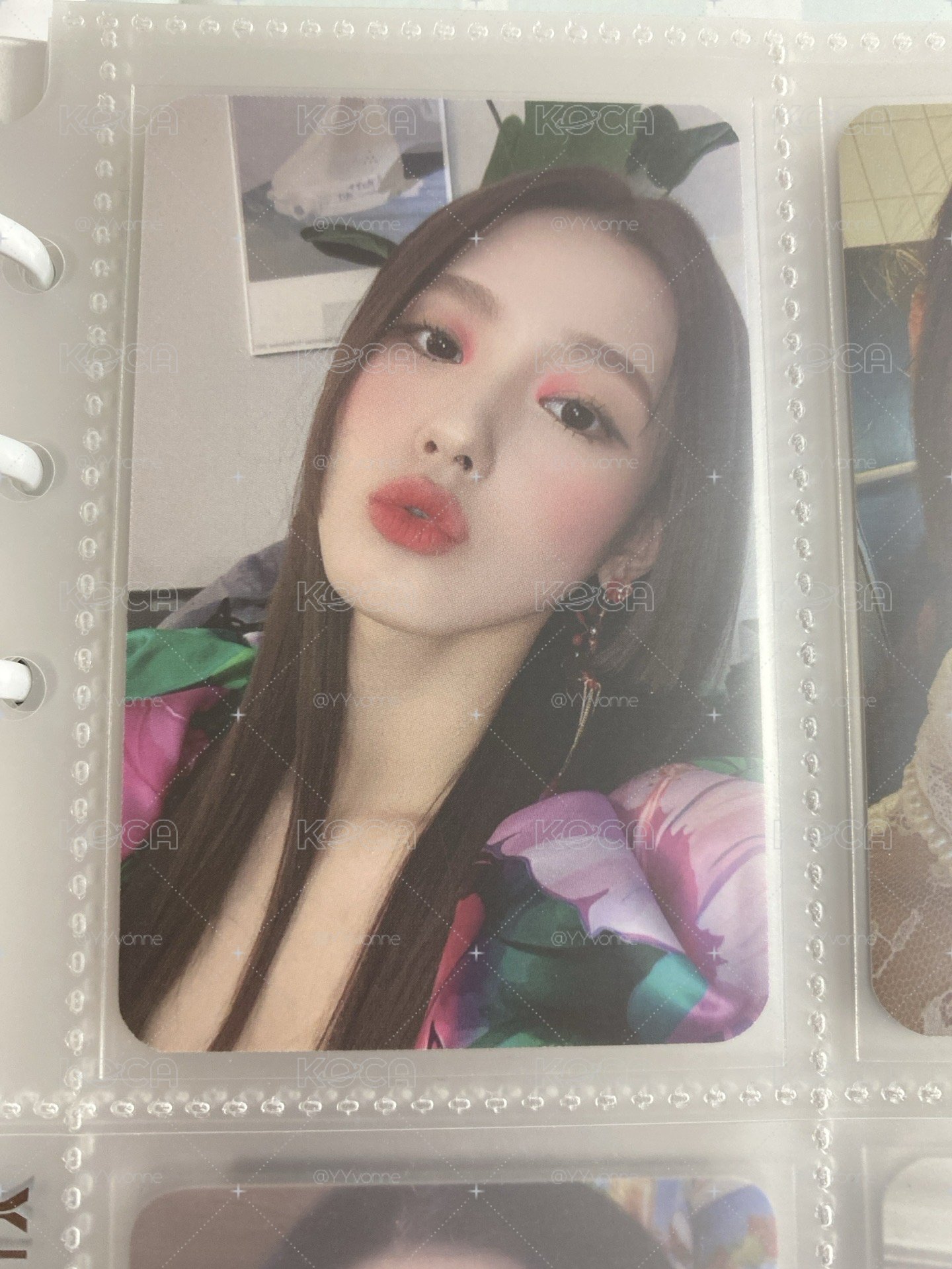 I BURN 專輯卡 flower ver 