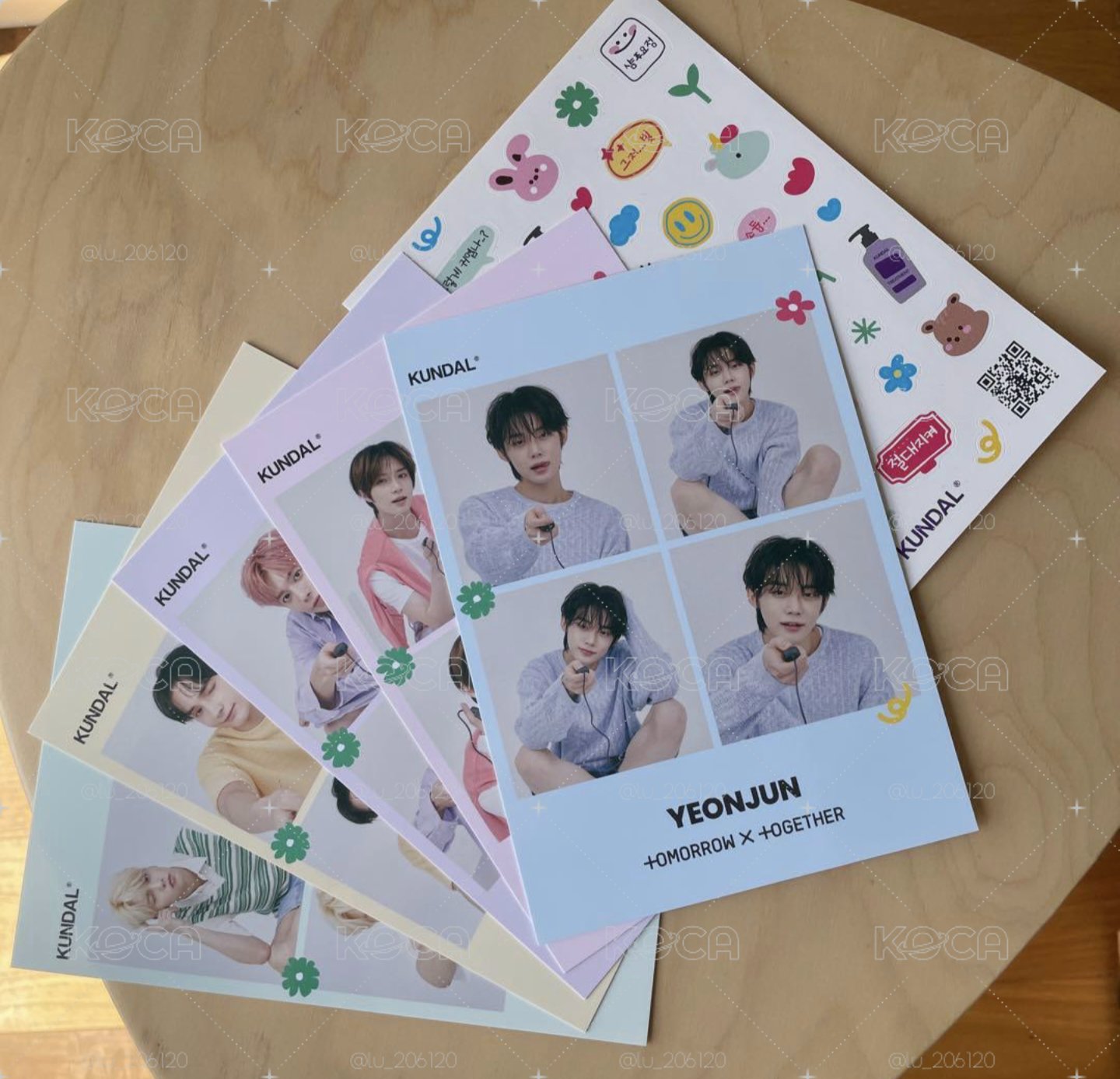 TXT KUNDAL 人生四格明信片一套
