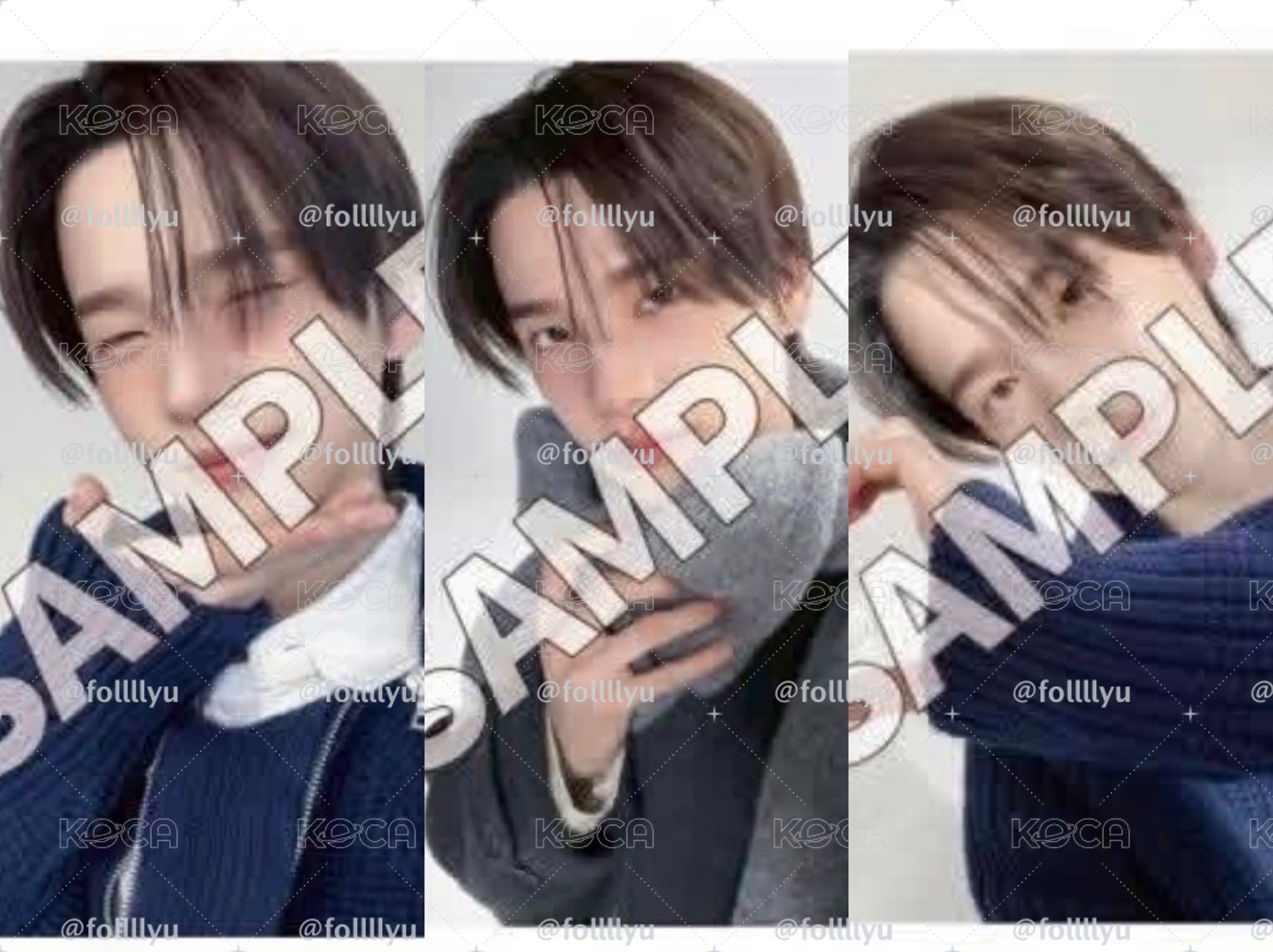 tws環球特典 成員3張一組