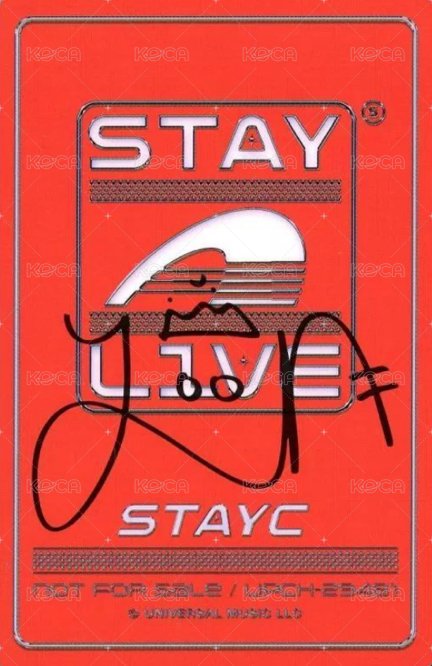 STAY ALIVE 初回限定盤 專輯卡  背面