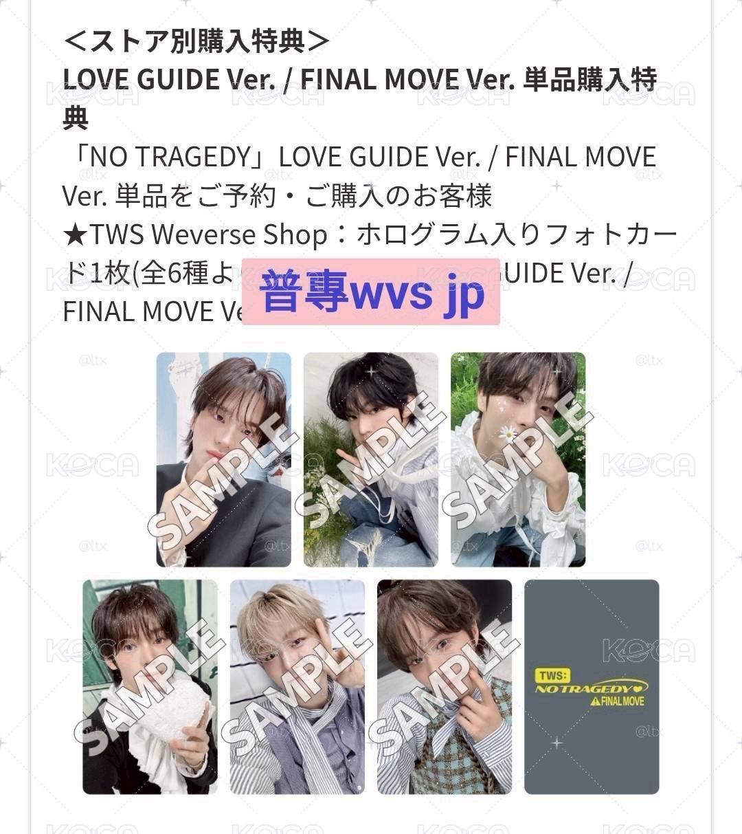 wvs韓振單特典