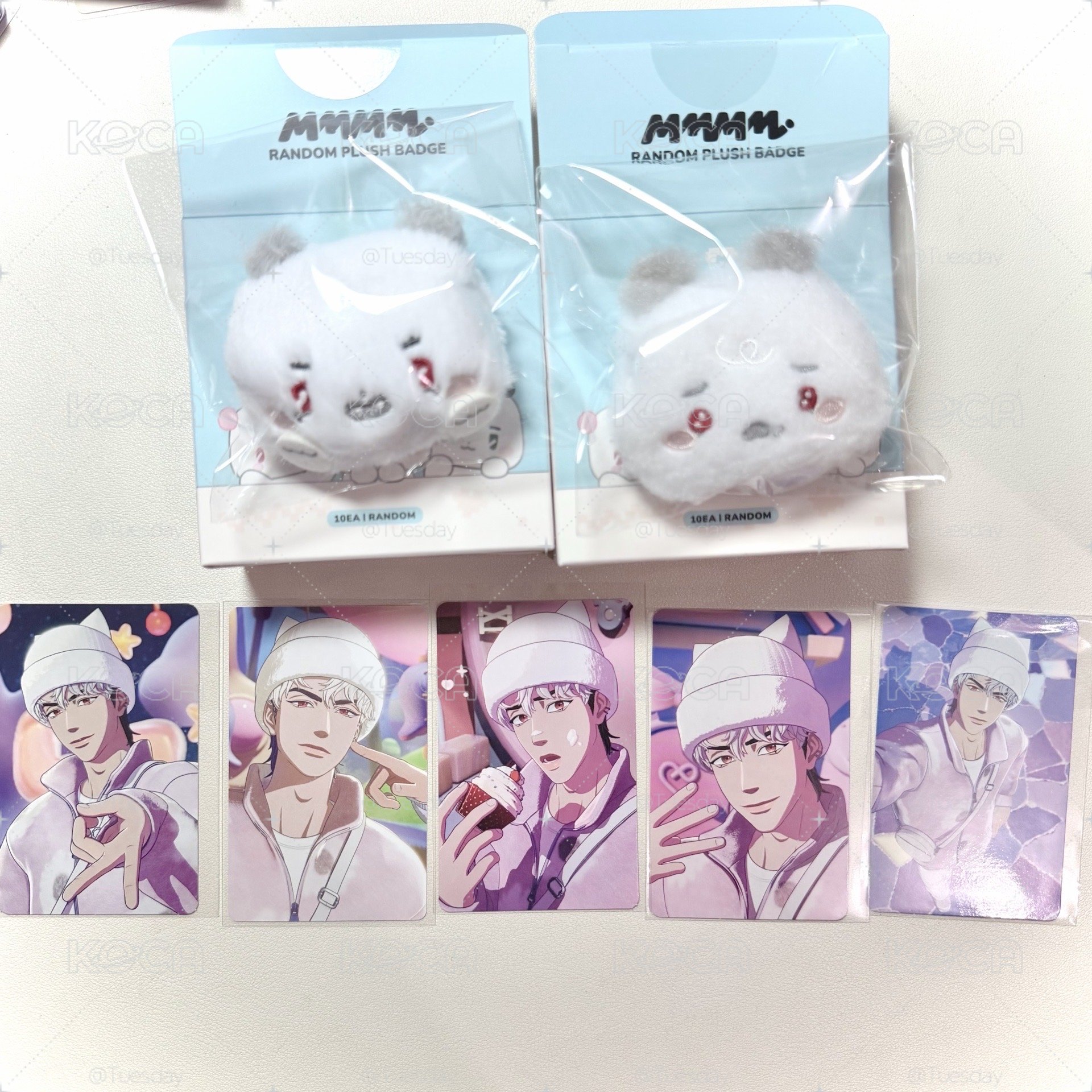 PLAVE 銀虎set(圖二贈品)