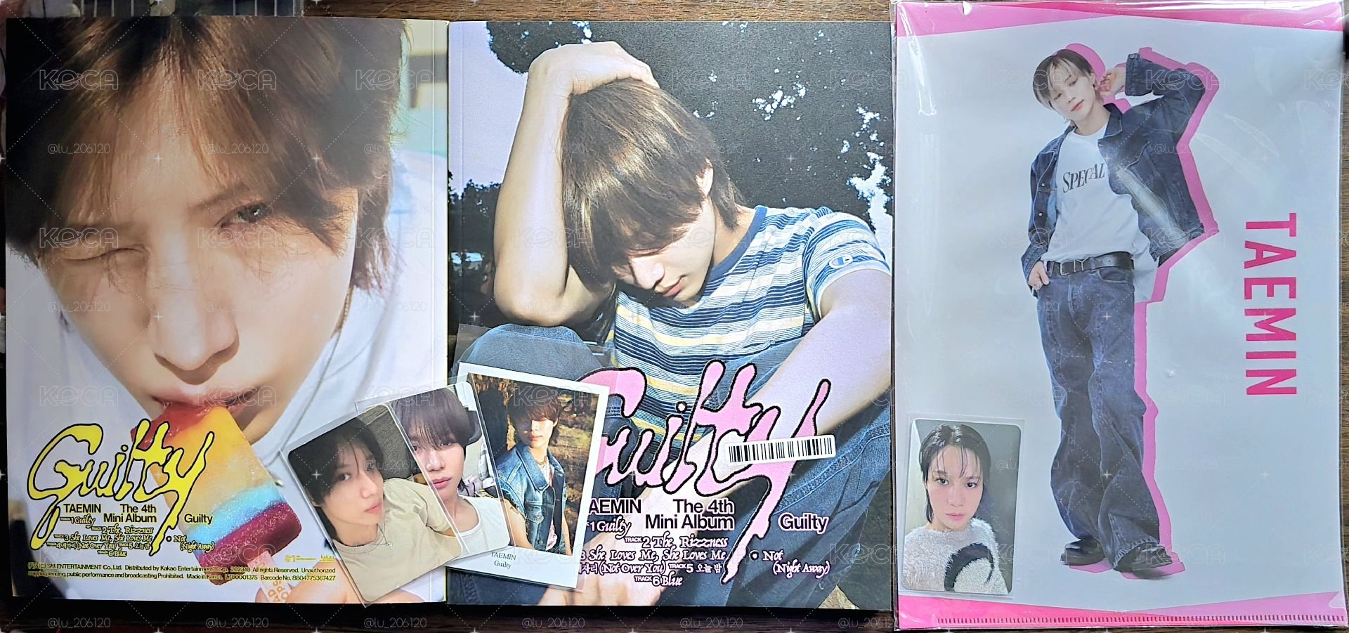 泰民 TAEMIN Guilty 專輯 （Photo Book 版全專+ 日本 Lawson 聯名限定資料夾）