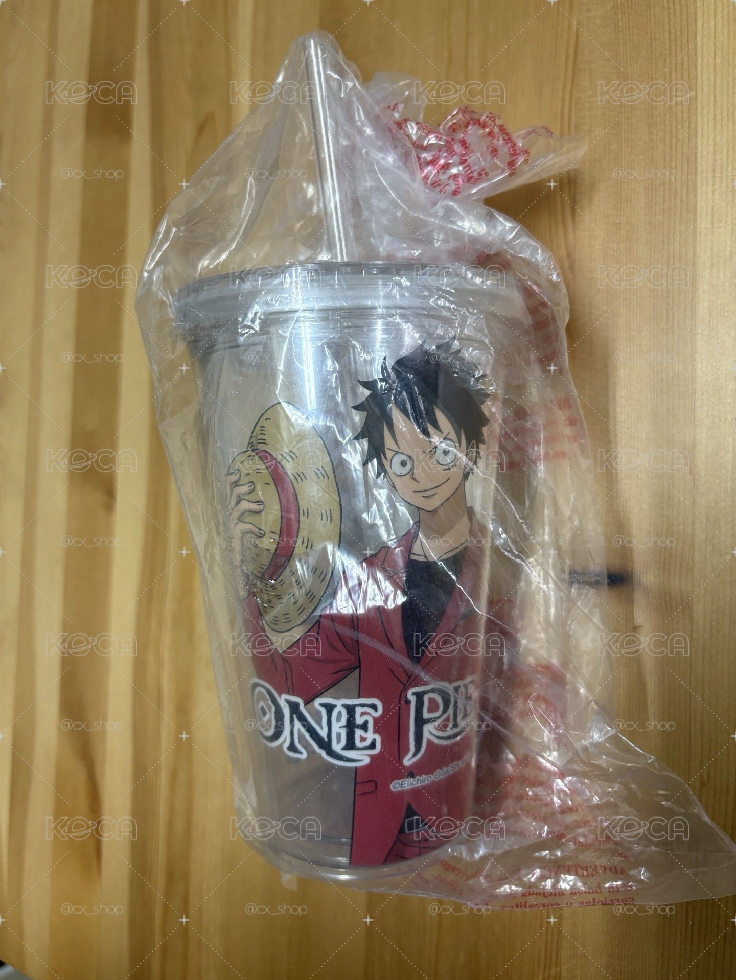 航海王/海賊王(ONEPIECE)魯夫吸管杯(20週年限定）