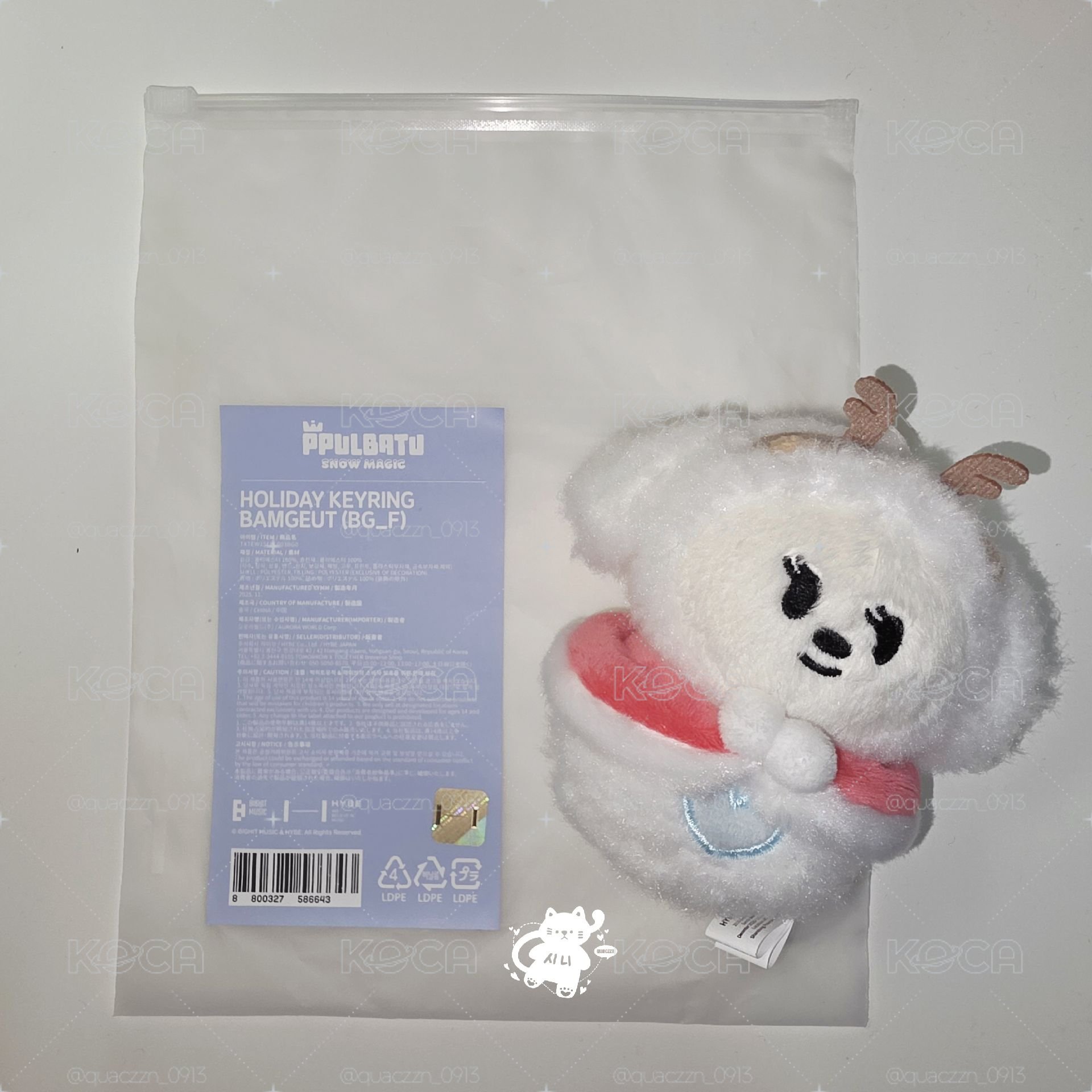 TXT 角巴兔 雪人栗嘻