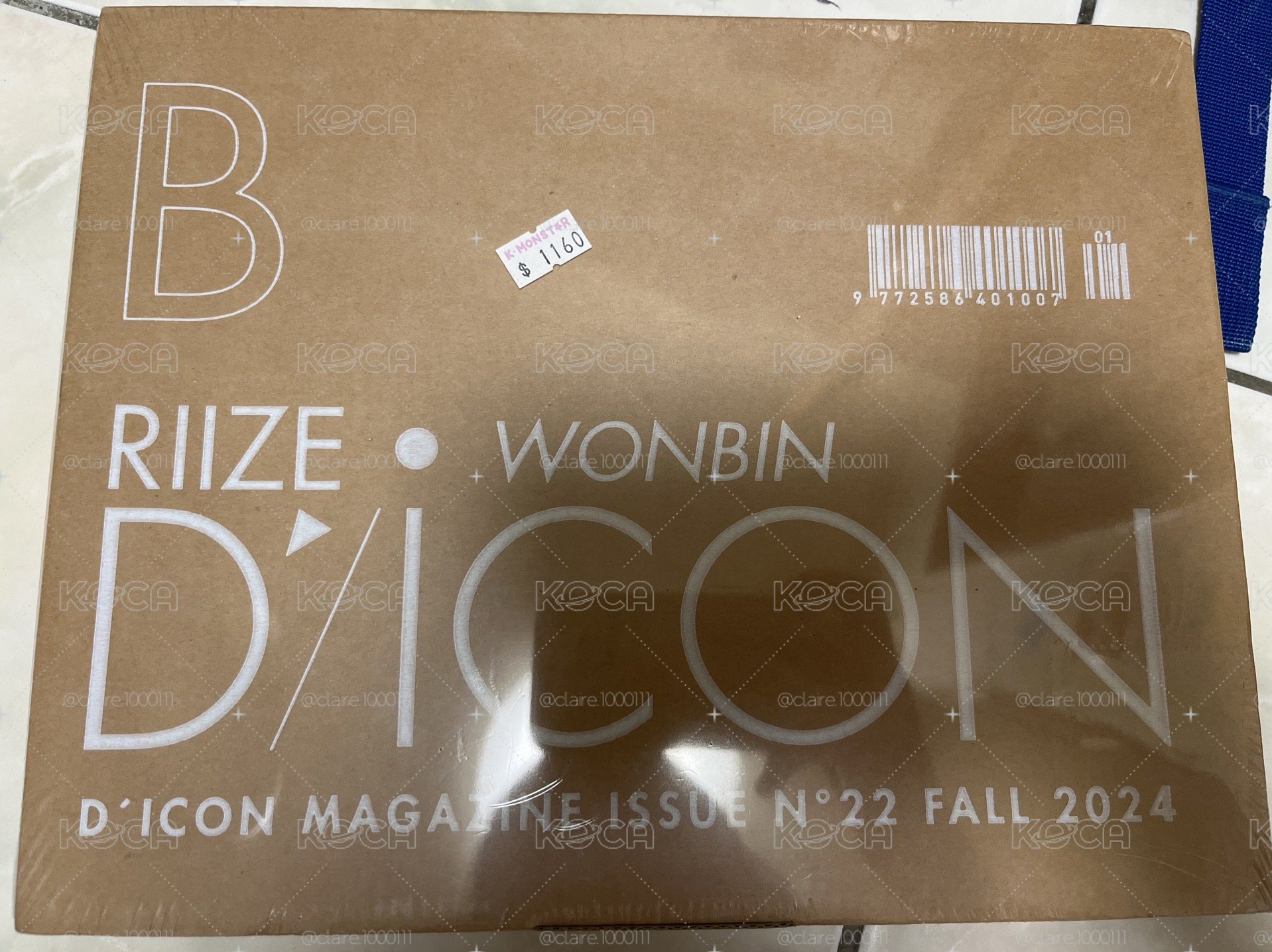 DICON VOLUME N°22 RIIZE (BTYPE / WONBIN)