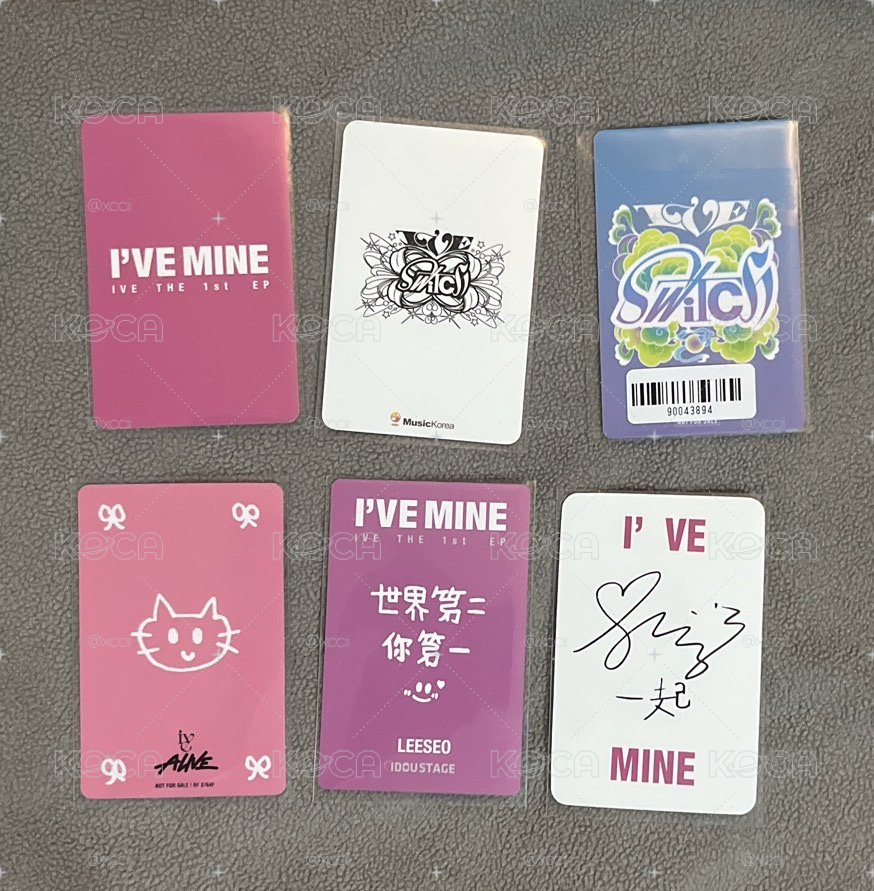 IVE 瑞卡盤出 卡背在第二張
