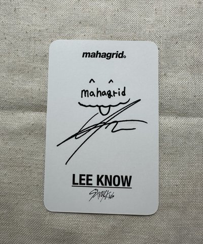 MAHAGRID 1.0 代言卡 旻