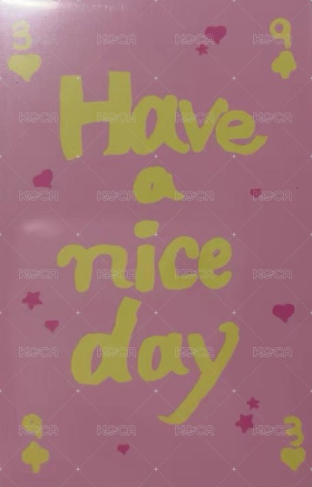 WISH STATION 快閃 入場卡 / 場限卡 手繪符卡 背面