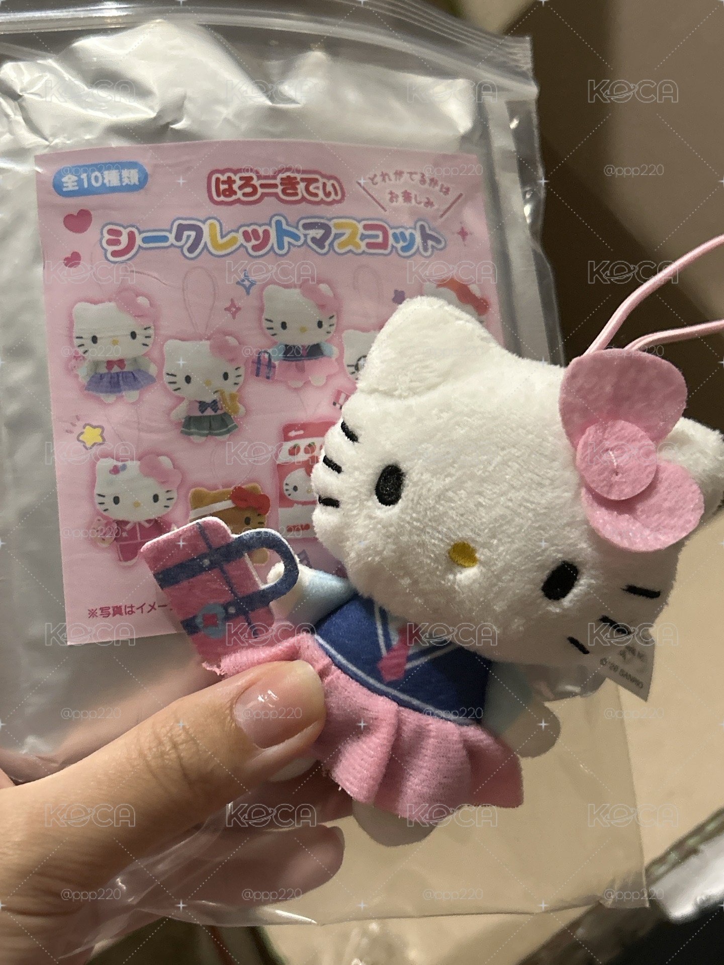 三麗鷗校園系列 吊娃 🎒上學Kitty