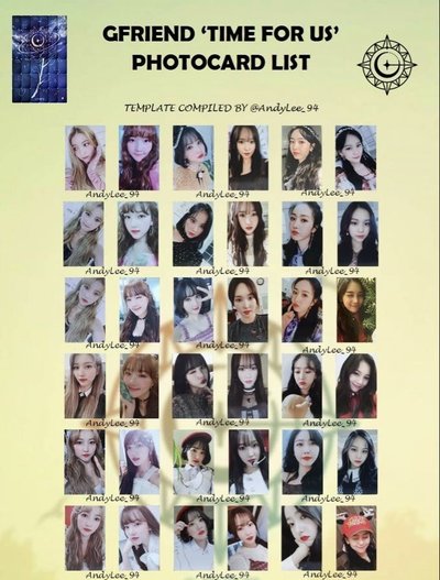 GFRIEND 正規二輯 Time for us 專卡 一鍵畢業