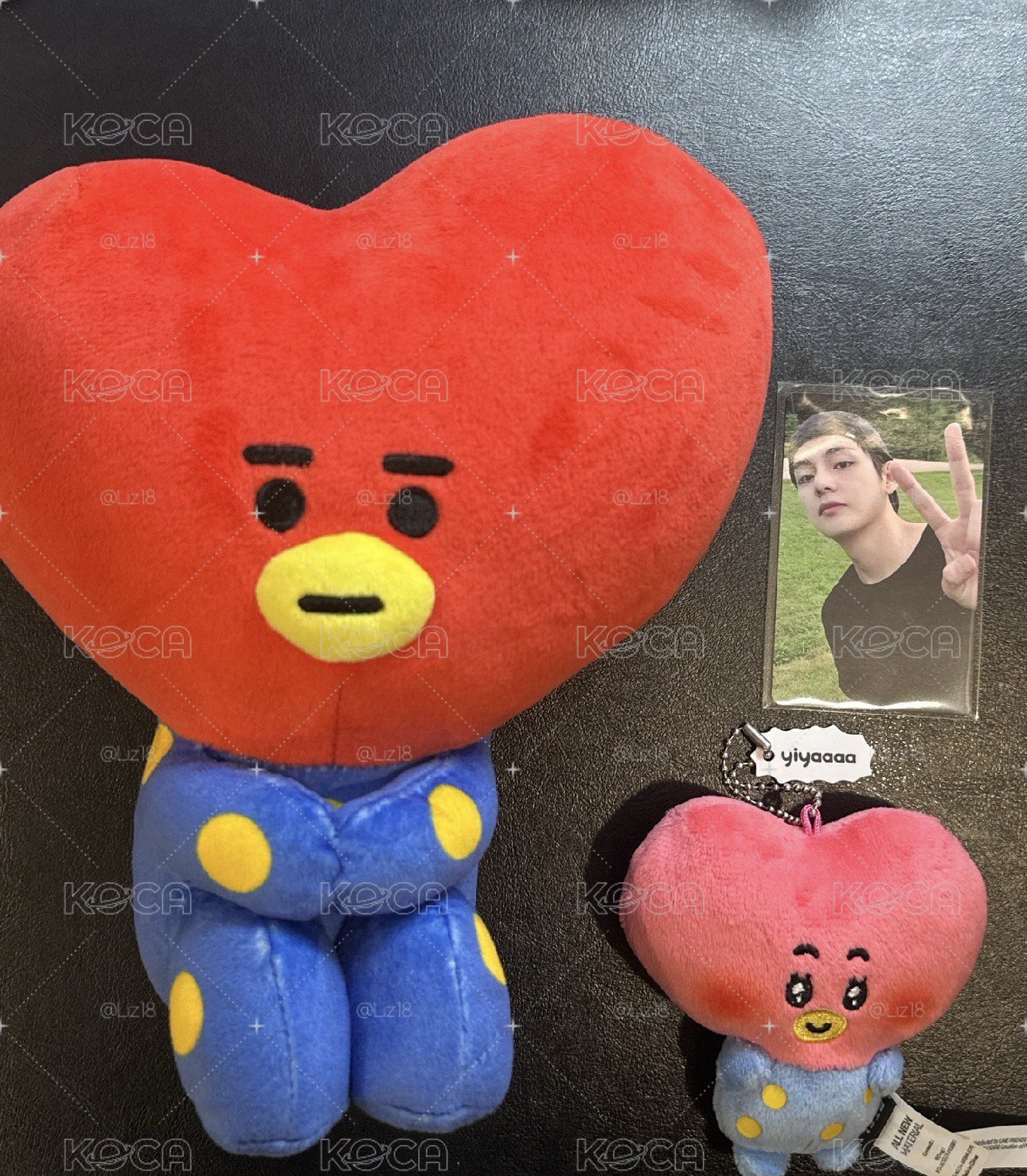 BTS IN THE SOOP 2 特典卡 V 快閃店TATA TATA坐姿娃
