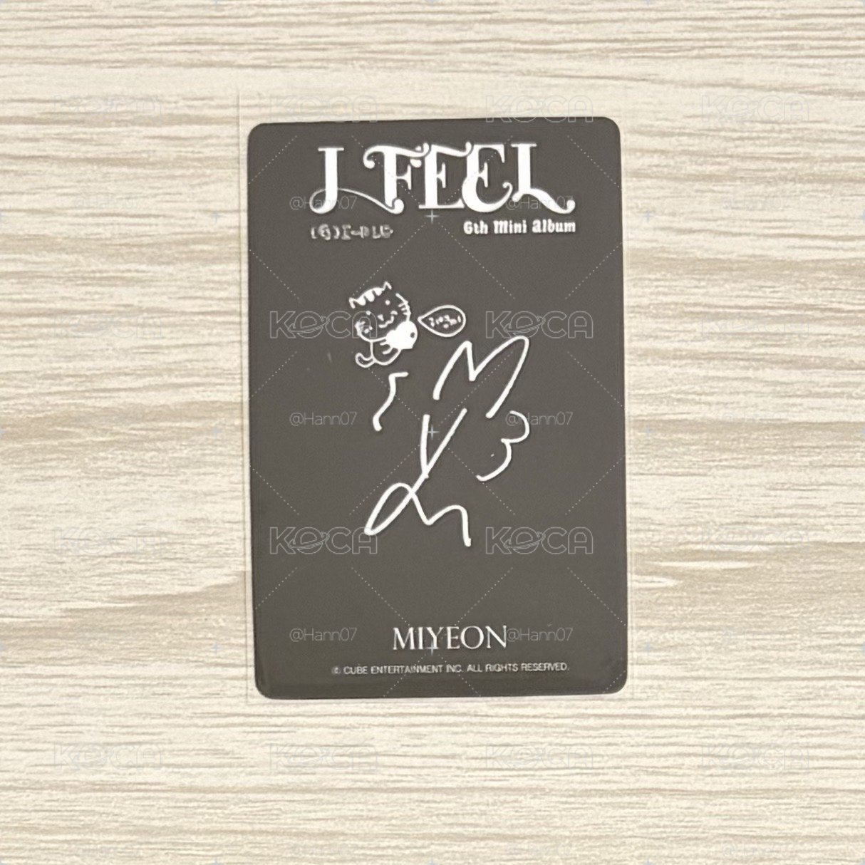 i-dle I feel 皇冠打歌卡 Miyeon 