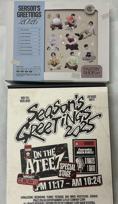 ATEEZ 2025、2026年曆