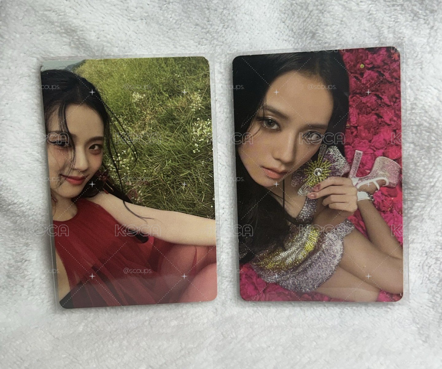 JISOO ME 紅版專輯卡 紫版固配