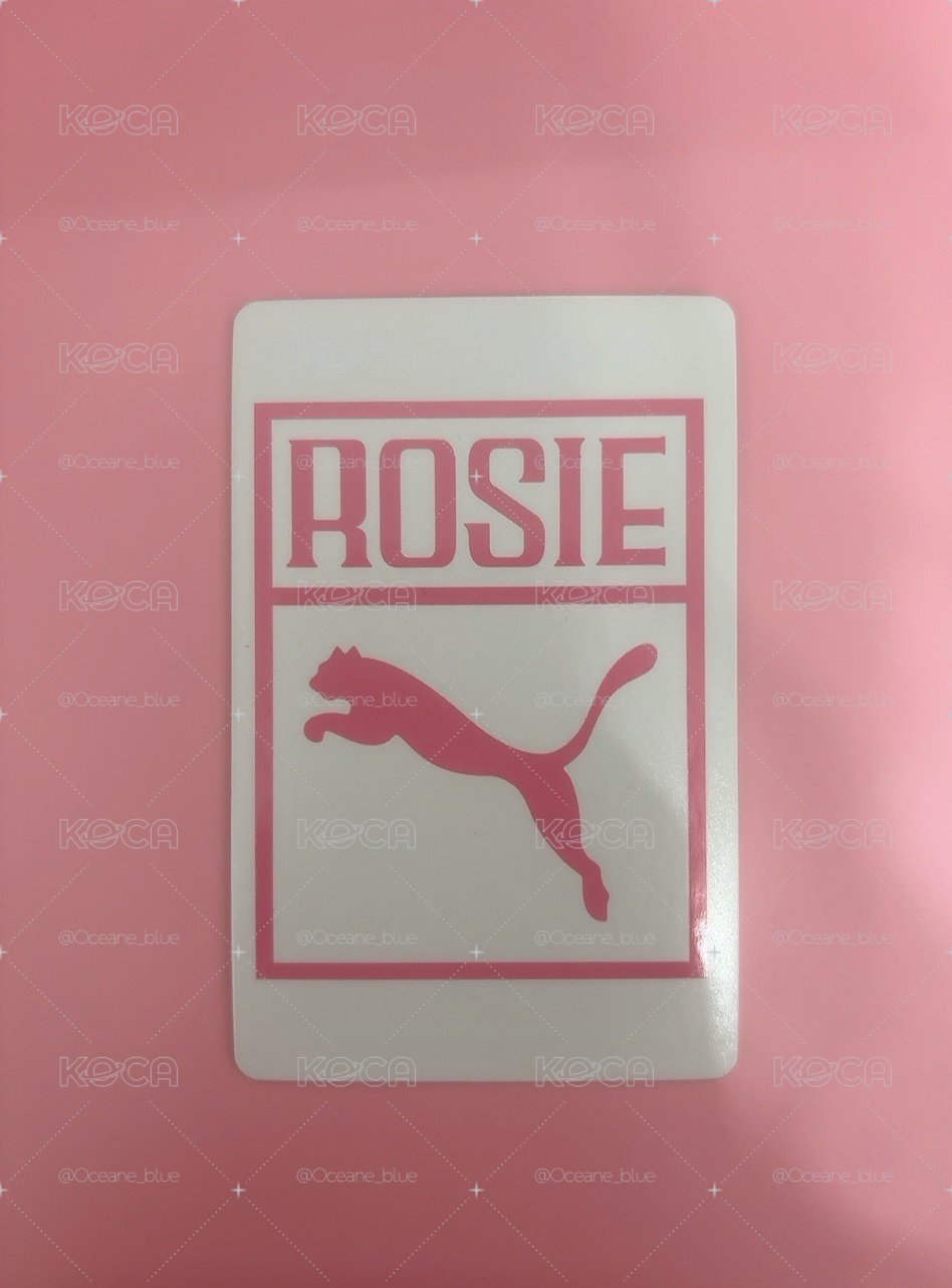 PUMA X ROSÉ聯名小卡（可愛看鏡頭肉）
