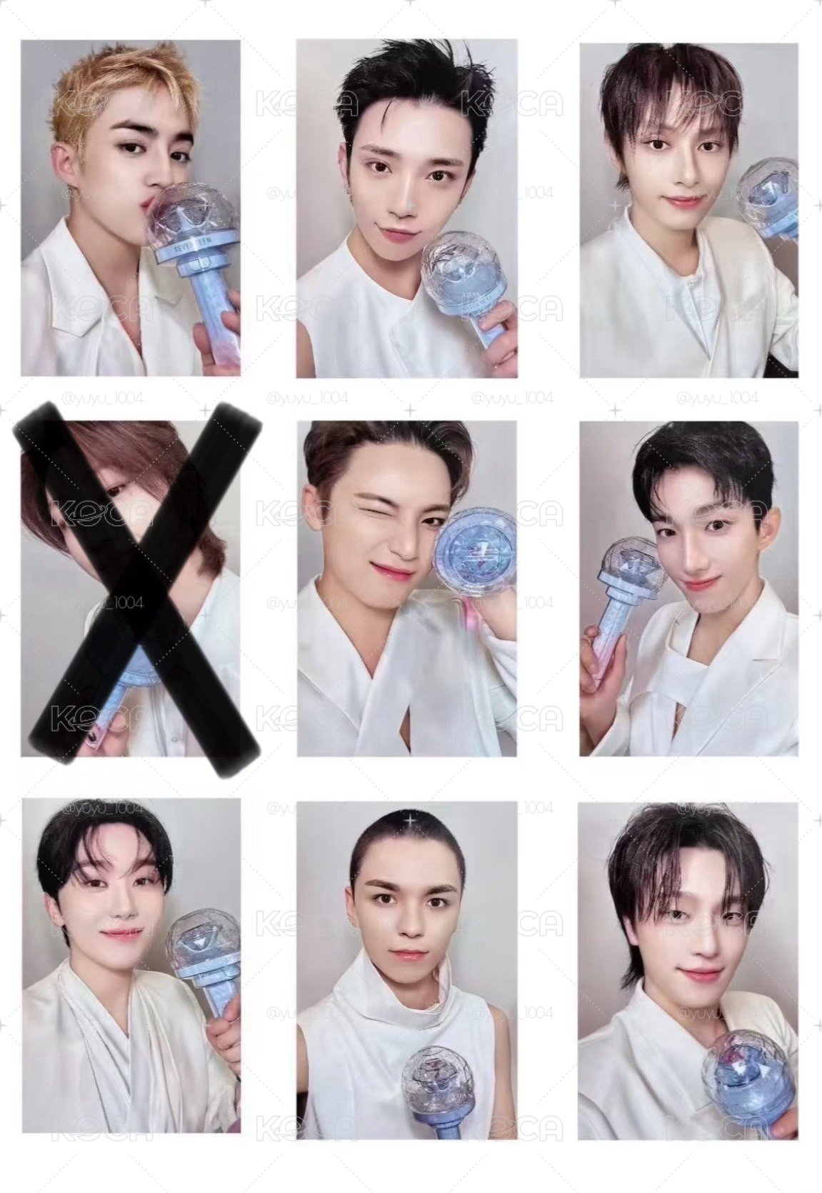 SEVENTEEN 仁川場粽卡一套（無八）
