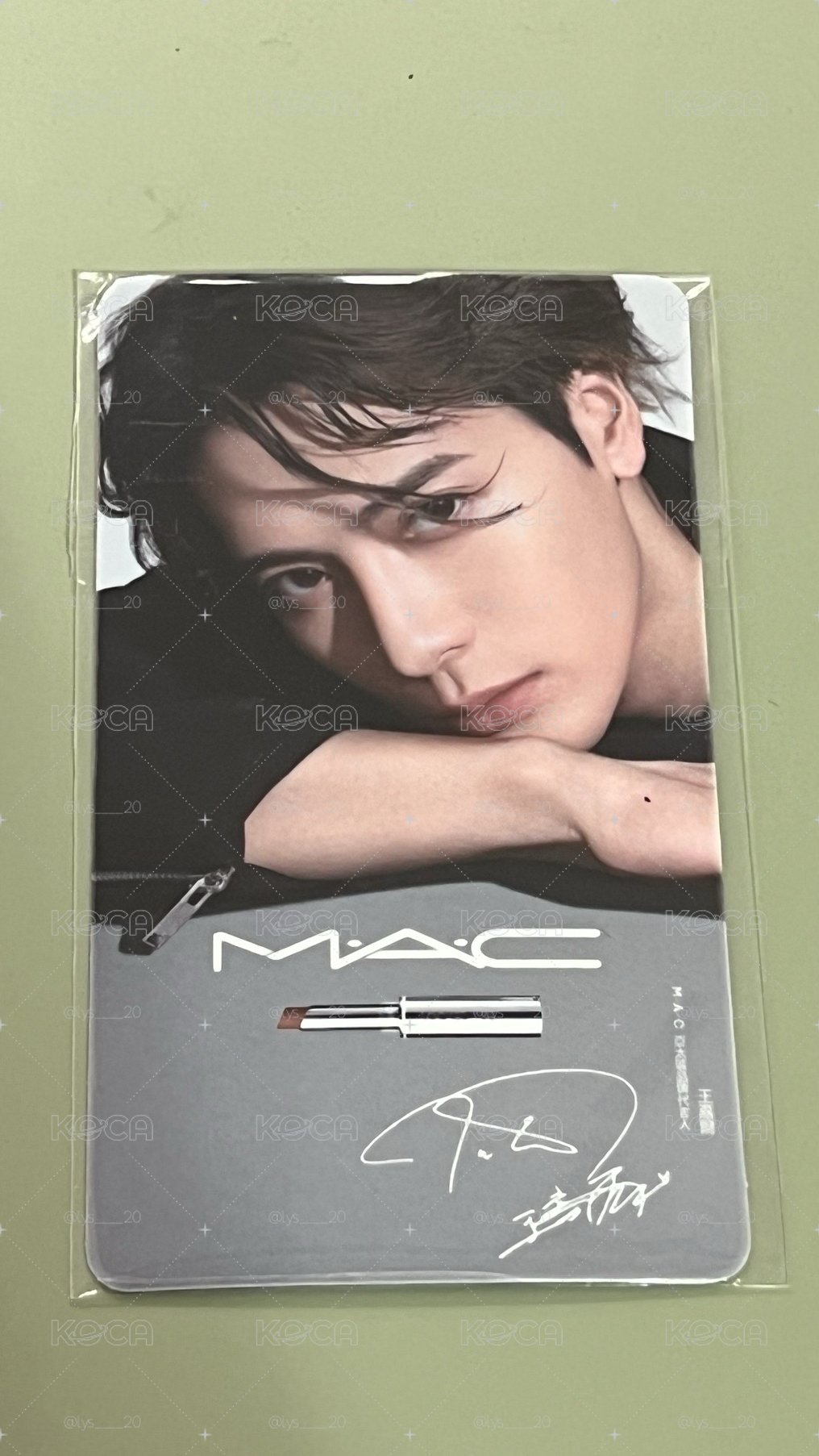 王嘉爾代言mac滿額卡