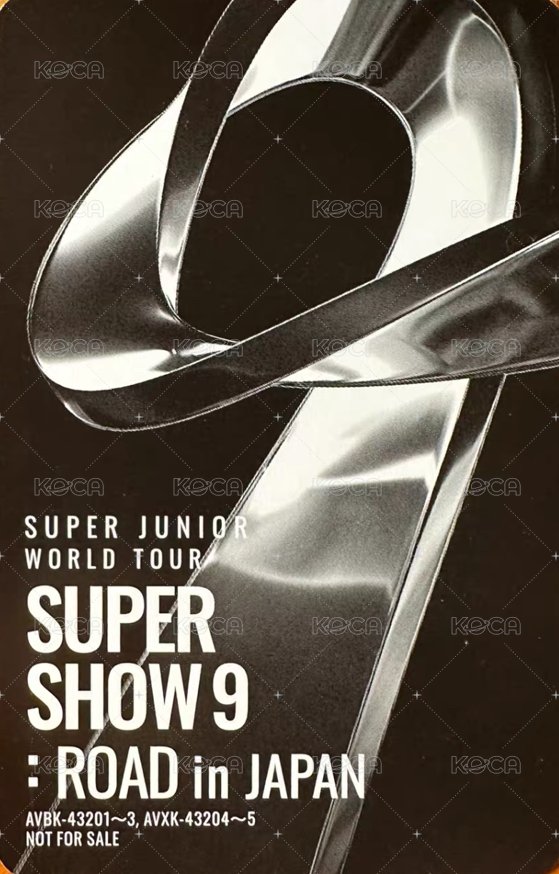 SS9 日本 演唱會 DVD / CD 卡  背面