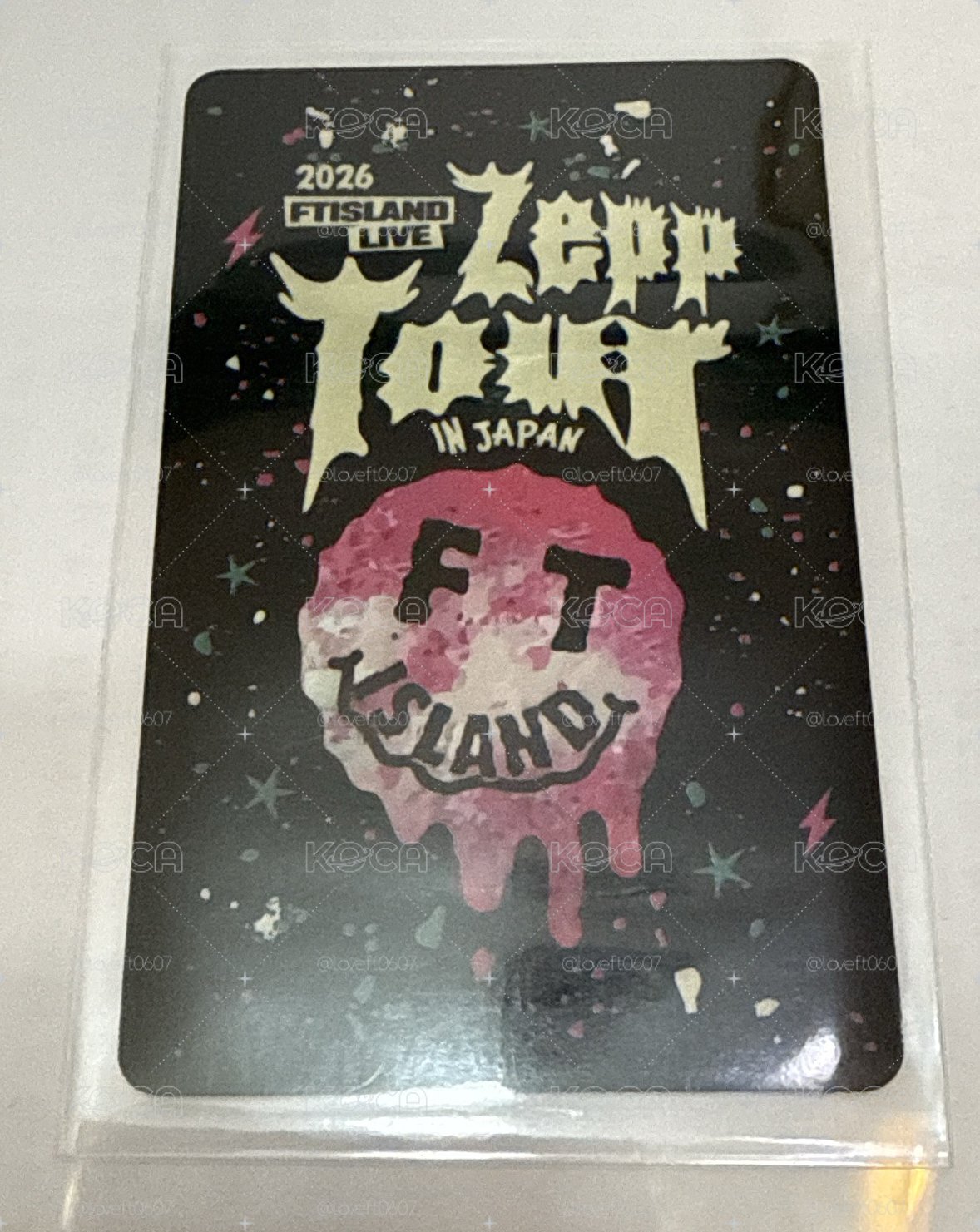 FTISLAND mad happy Zepp Tour IN JAPAN 崔敏煥 小卡