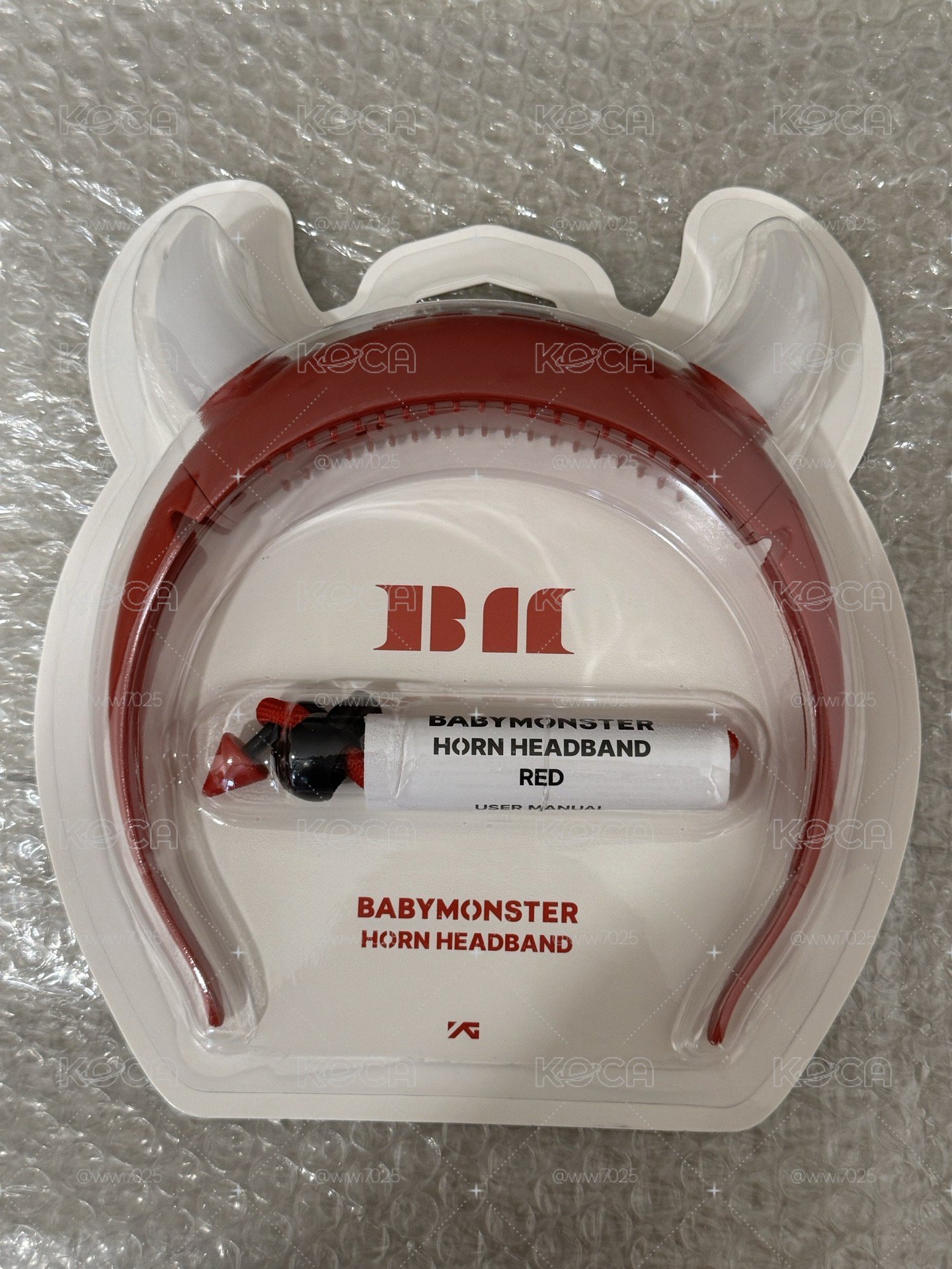 紅色髮箍全新未拆無小卡