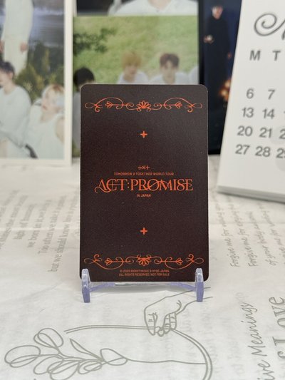 TXT 崔杋圭 24日巡 DVD卡