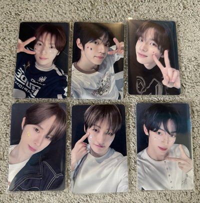 Tws迷三一直娛手寫卡背