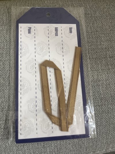 希澈 官方行李吊牌