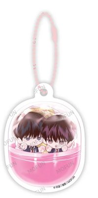 wageul x Mofun Collaboration Cafe 鑰匙圈吊飾 卡套吊飾