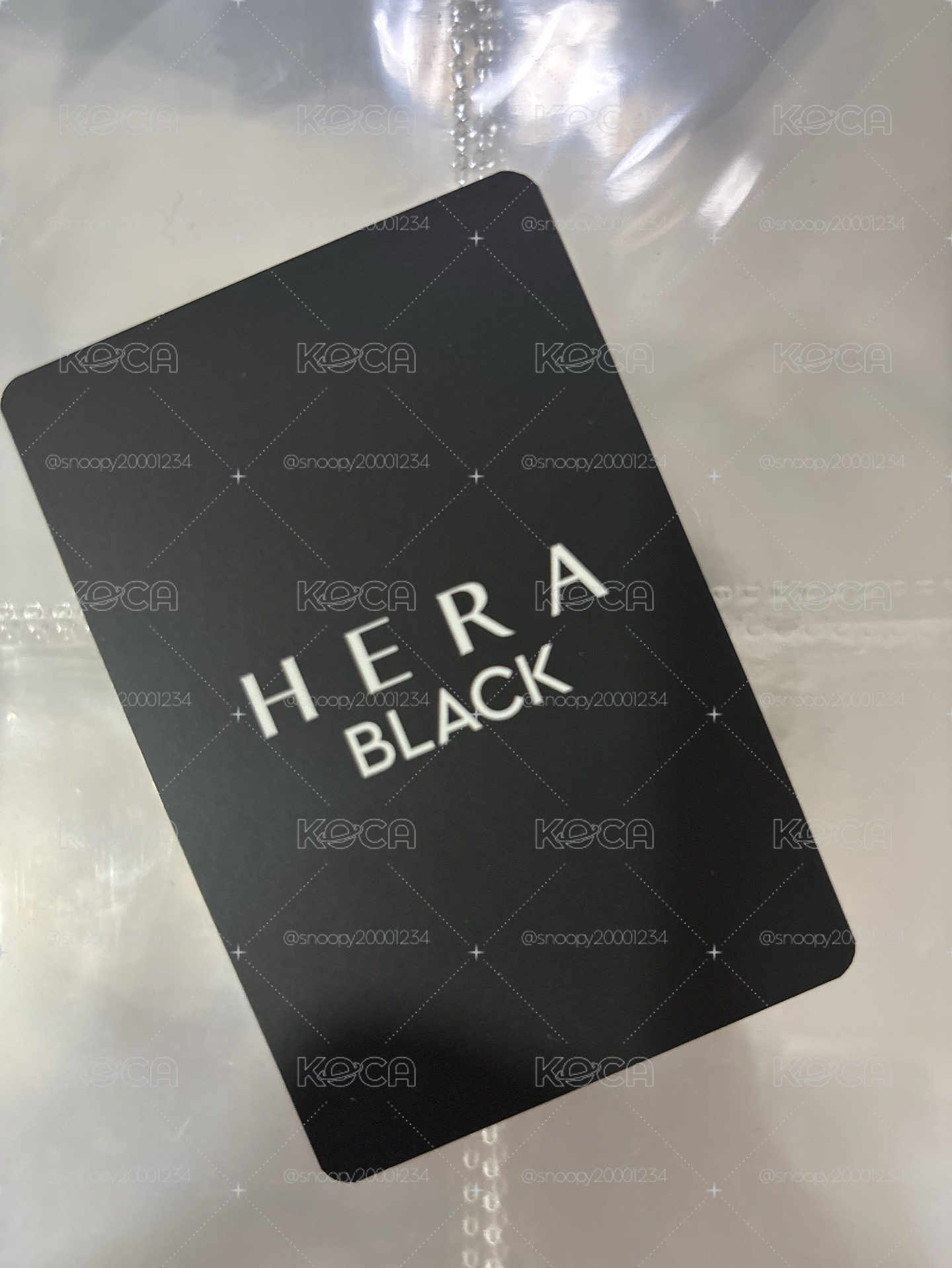 Jennie HERA 黑版 口紅 代言卡💗