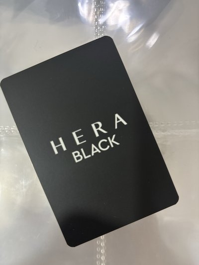 Jennie HERA 黑版 口紅 代言卡💗
