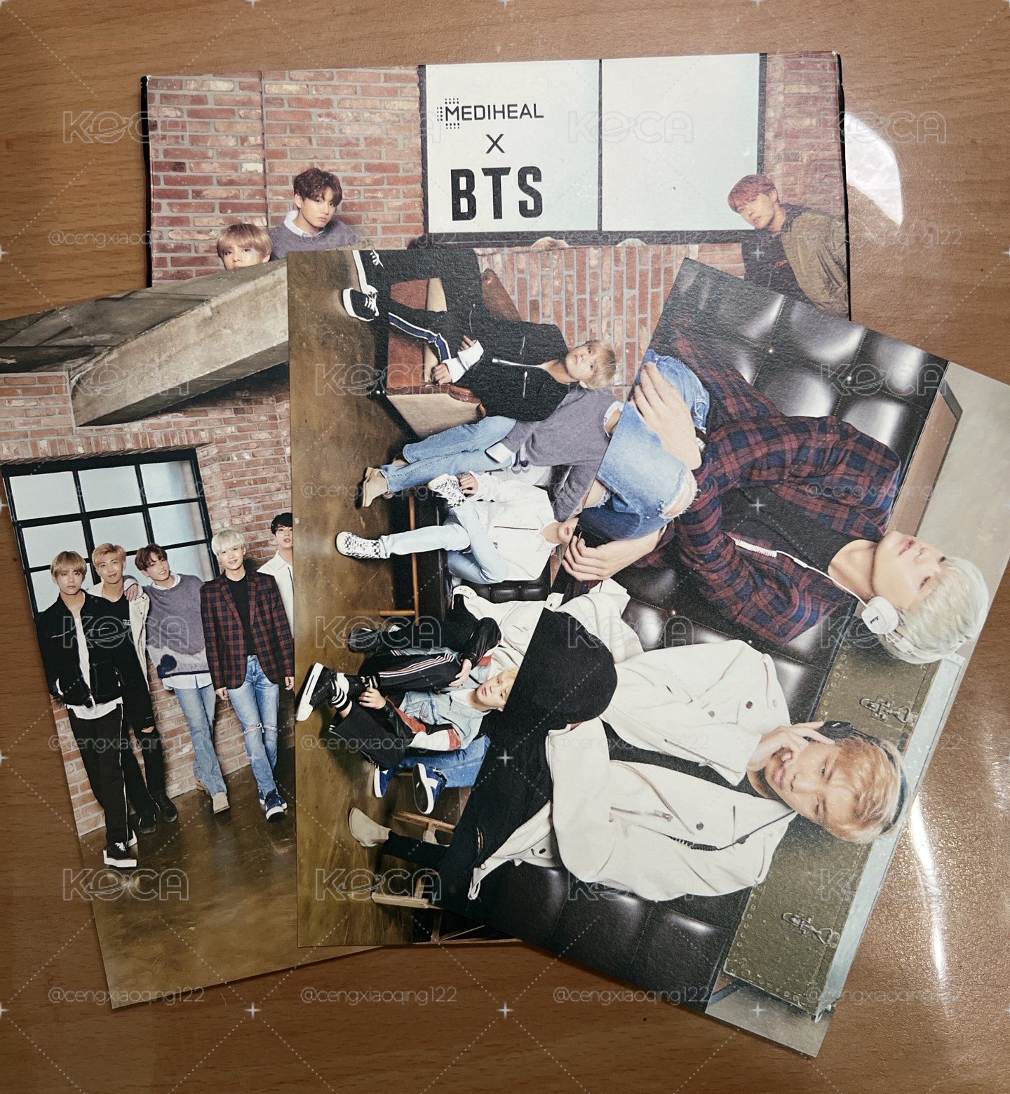 BTS 大卡名信片區