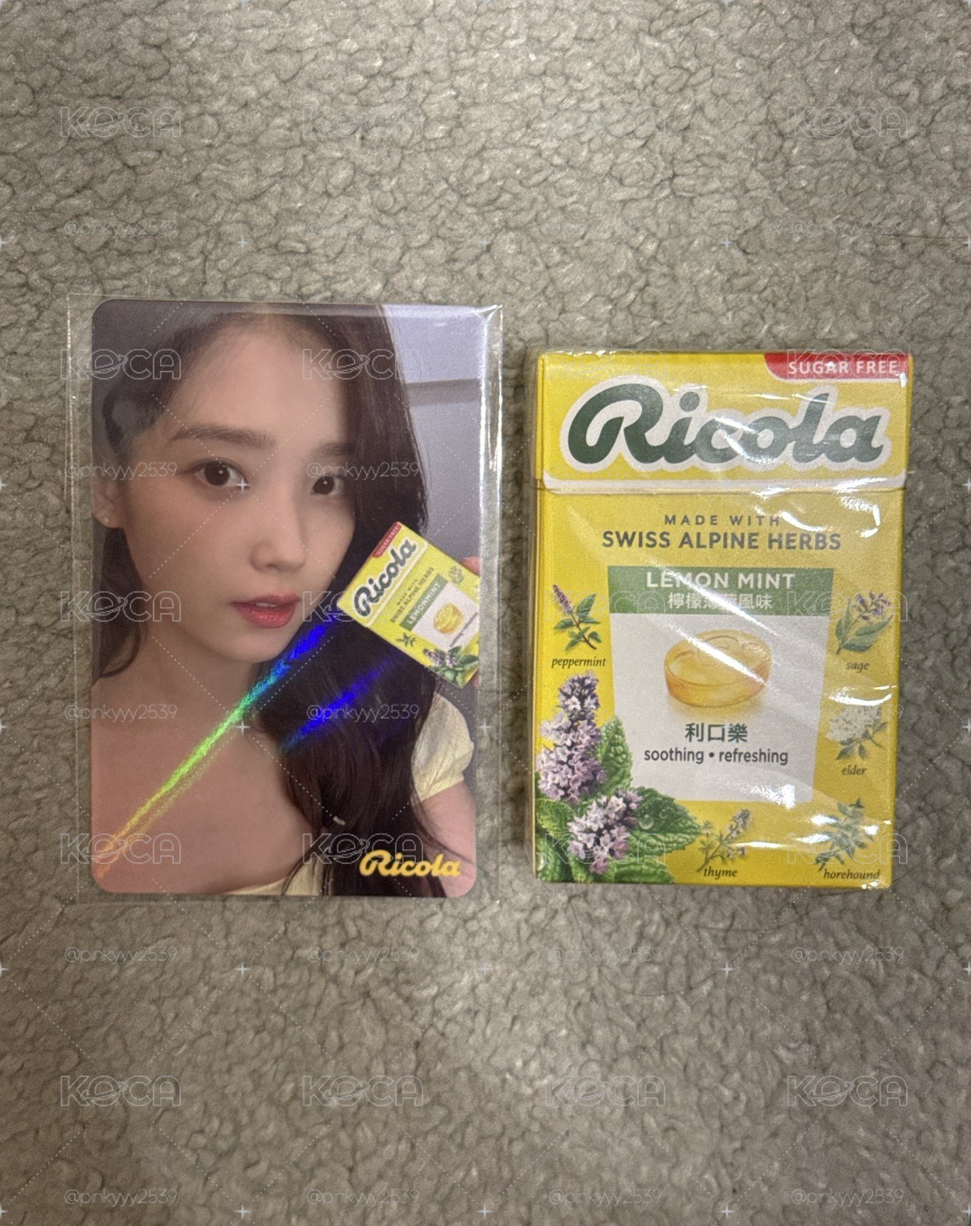 IU 利口樂 小卡 711