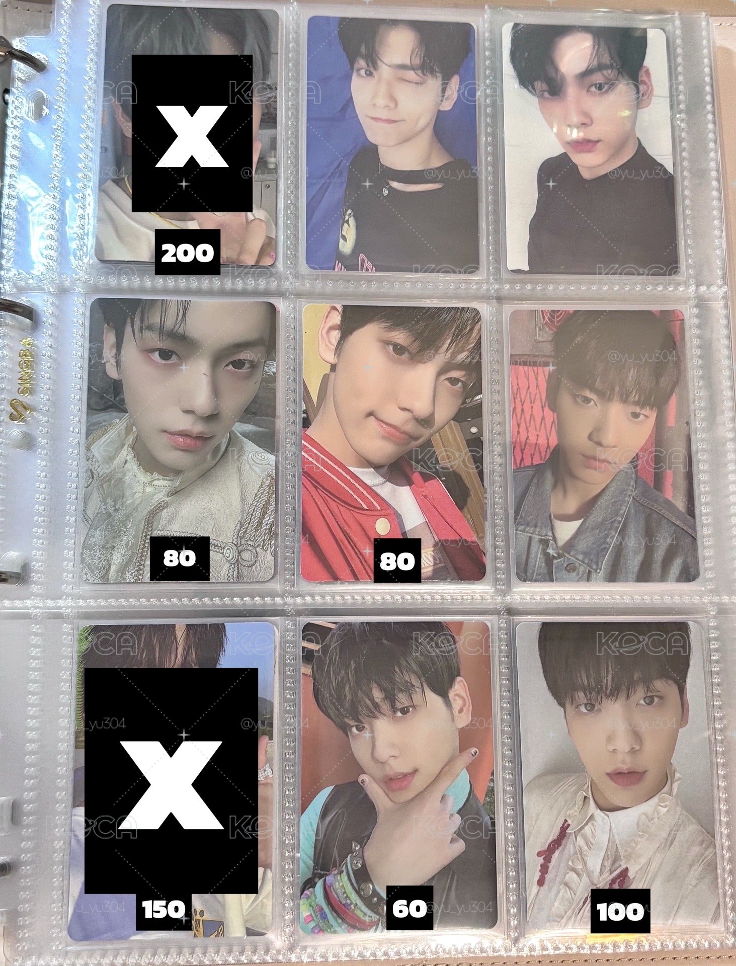 ꕥTXT SOOBIN 正二/FOE/CW/迷四小卡ꕥ 🔍漁網彬