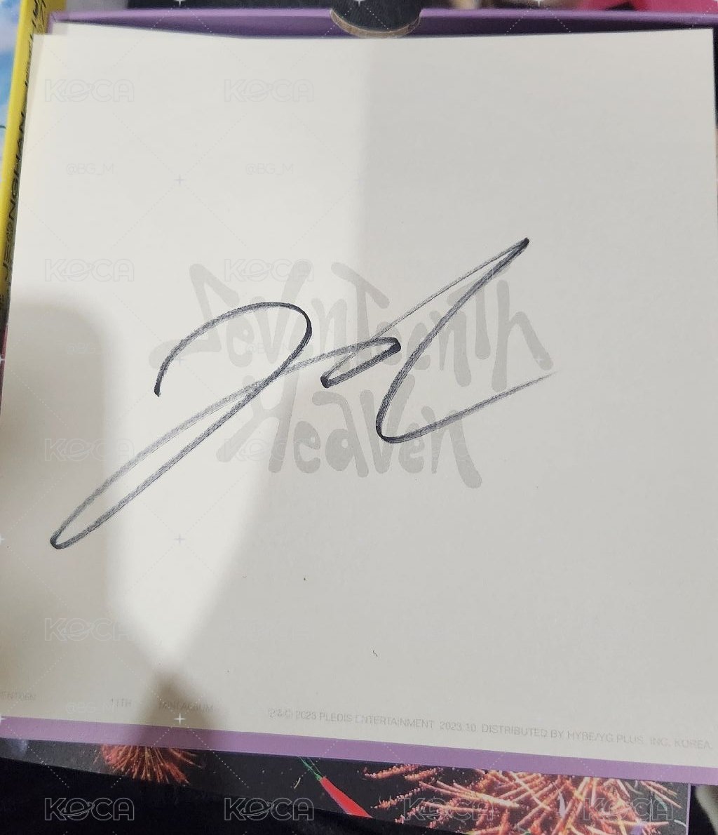 SVT 迷你11 美版親簽 空專 JEONGHAN DINO