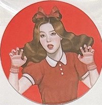 The Red 周邊卡 DD貼紙圓卡