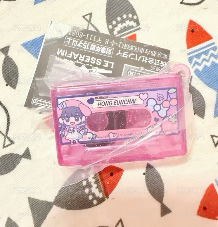 LE SSERAFIM MY MELODY & KUROMI扭蛋吊飾 恩採