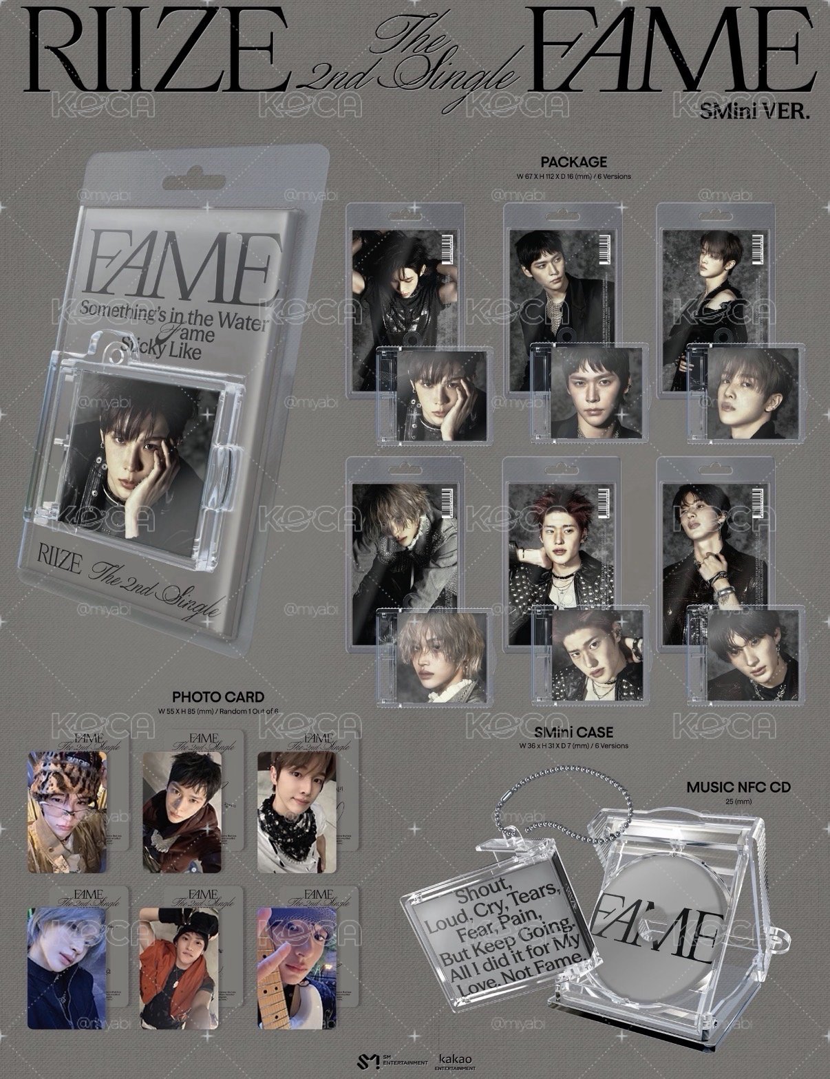 fame smini 熙 安 空專