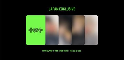 日咖 PB特典卡一套/Japan Exclusive三張