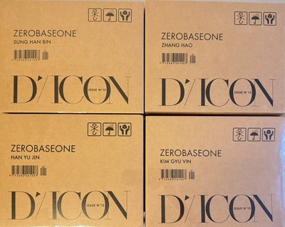 ZB1 DICON雜誌 單人封面 全新未拆 章昊 成韓彬 金奎彬 韓維辰