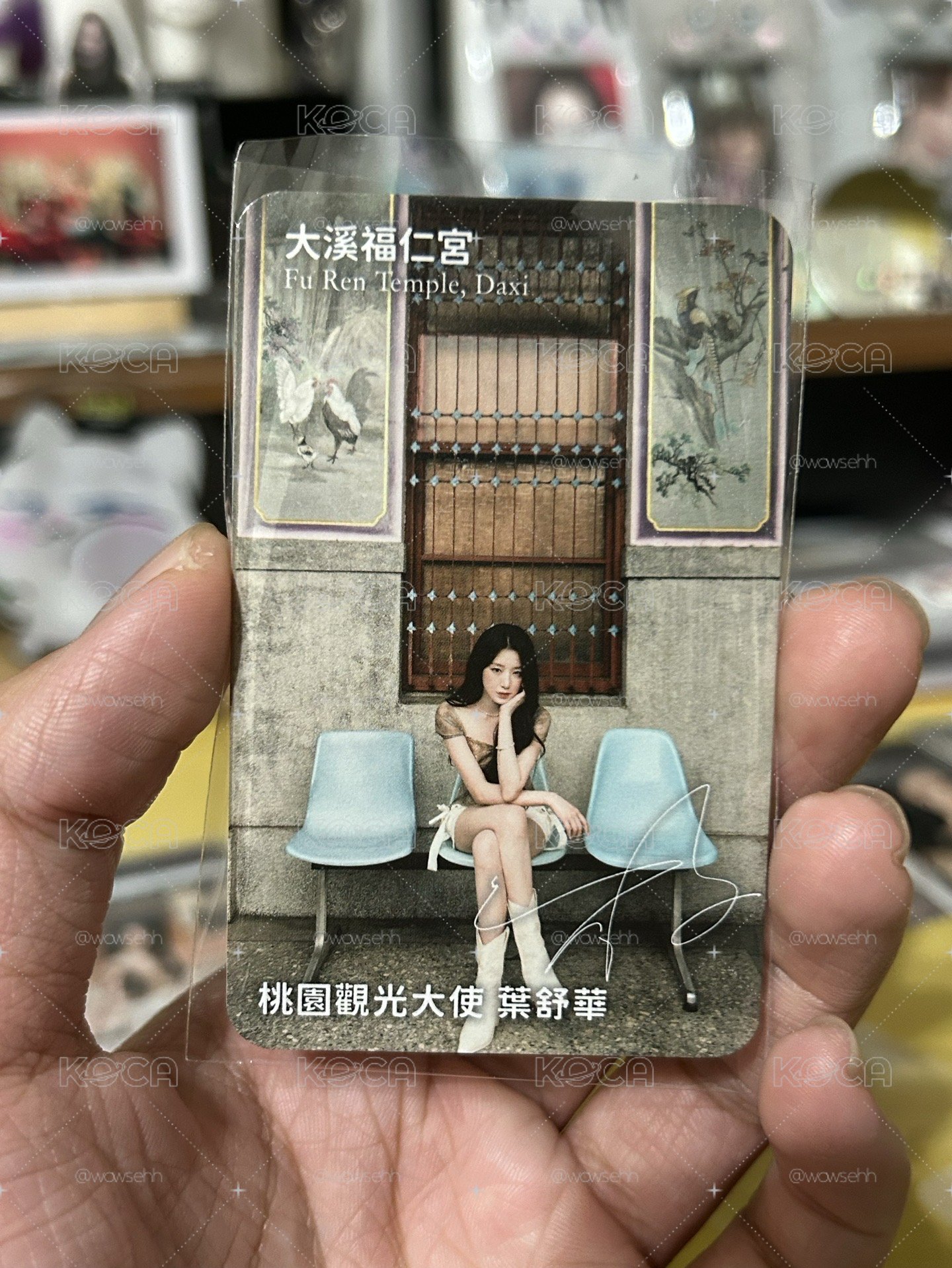 舒華桃園觀光大使/大溪福仁宮款