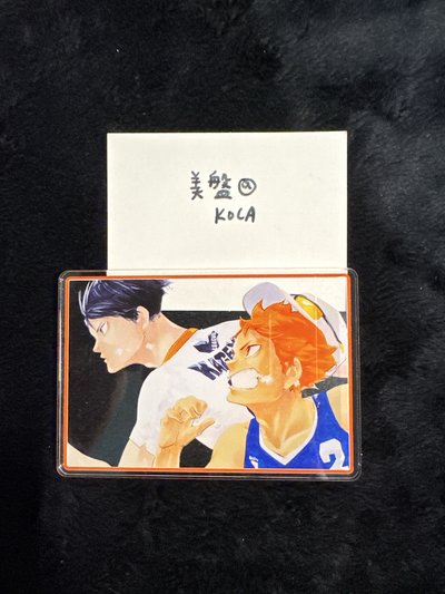 排球少年 日向翔陽 影山飛雄 壓克力 數據卡 第一彈 原畫 隱藏版