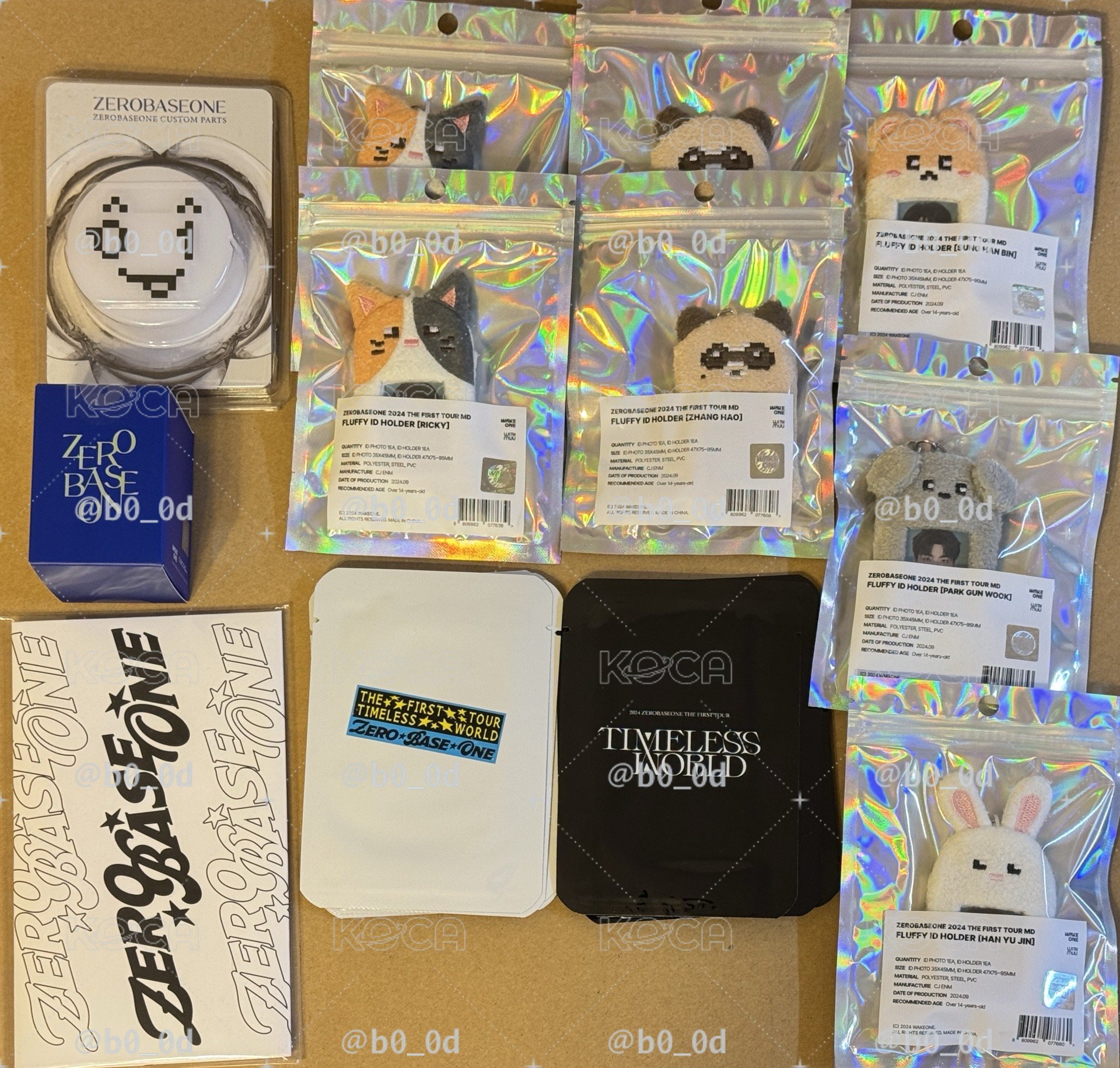 ZB1 一巡 Timeless World 周邊 MD 全新未拆