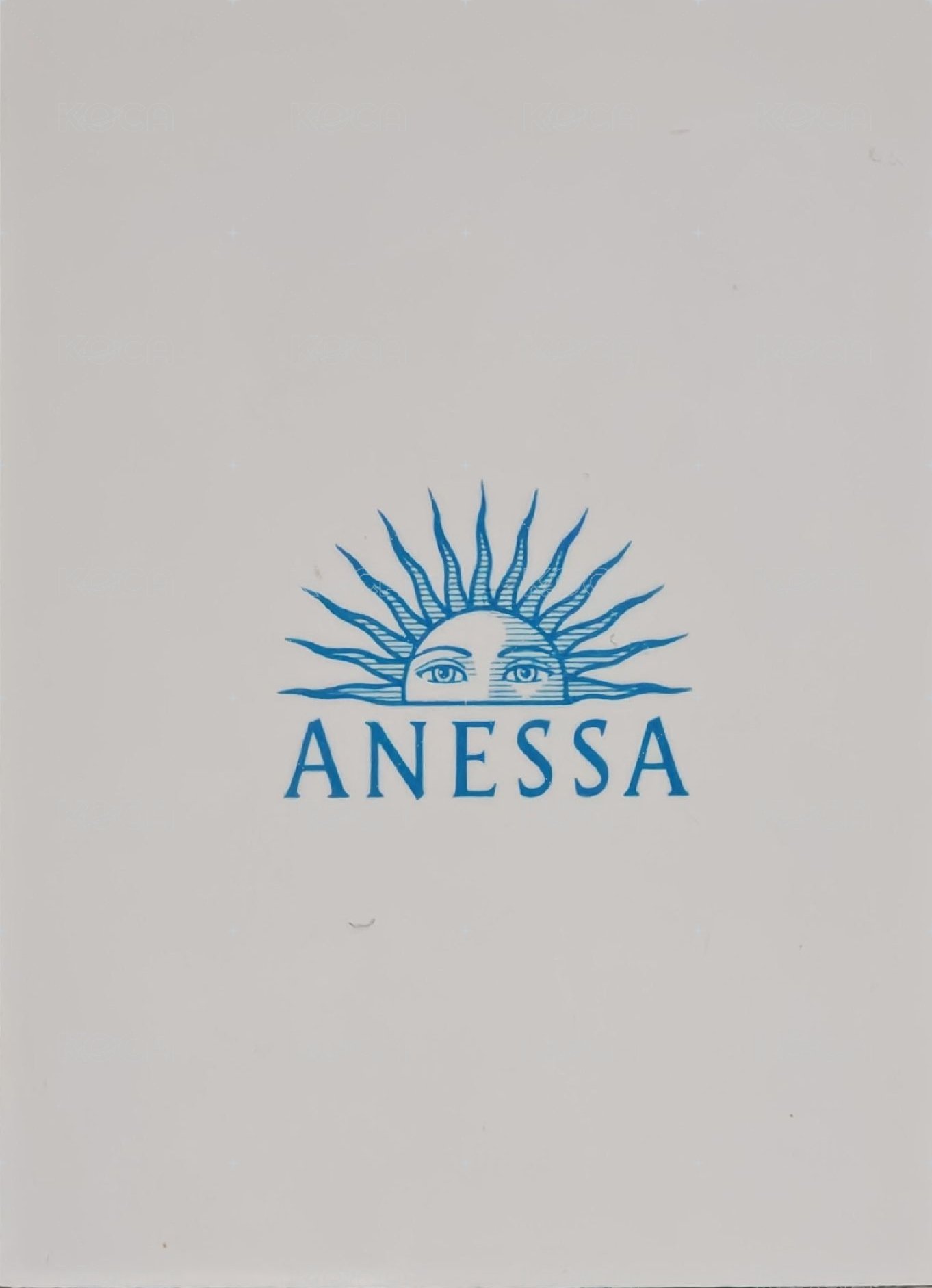 ANESSA 安耐曬 Endorsement card 證件照 Back