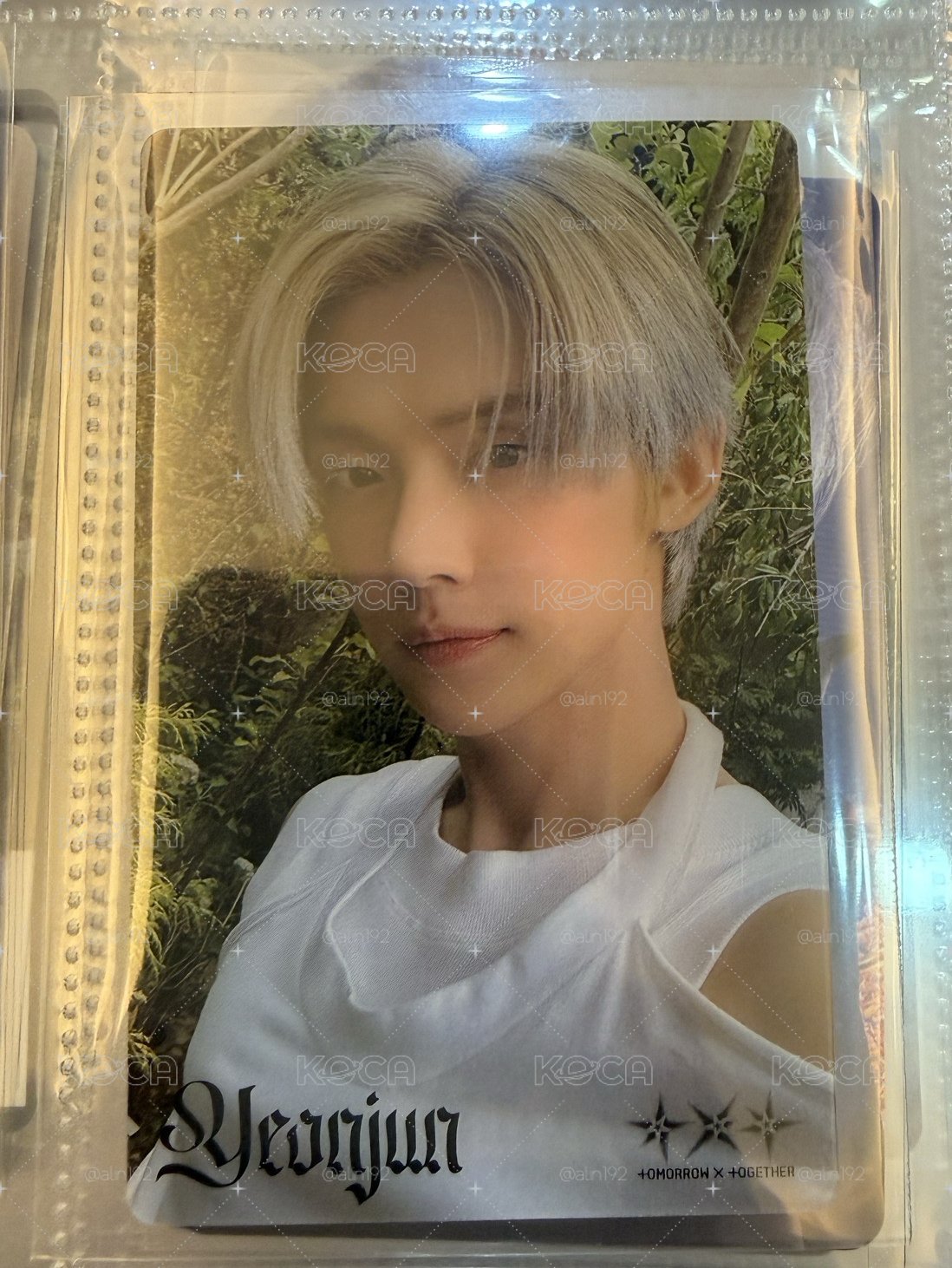 TXT starkissed 然竣環球特典卡