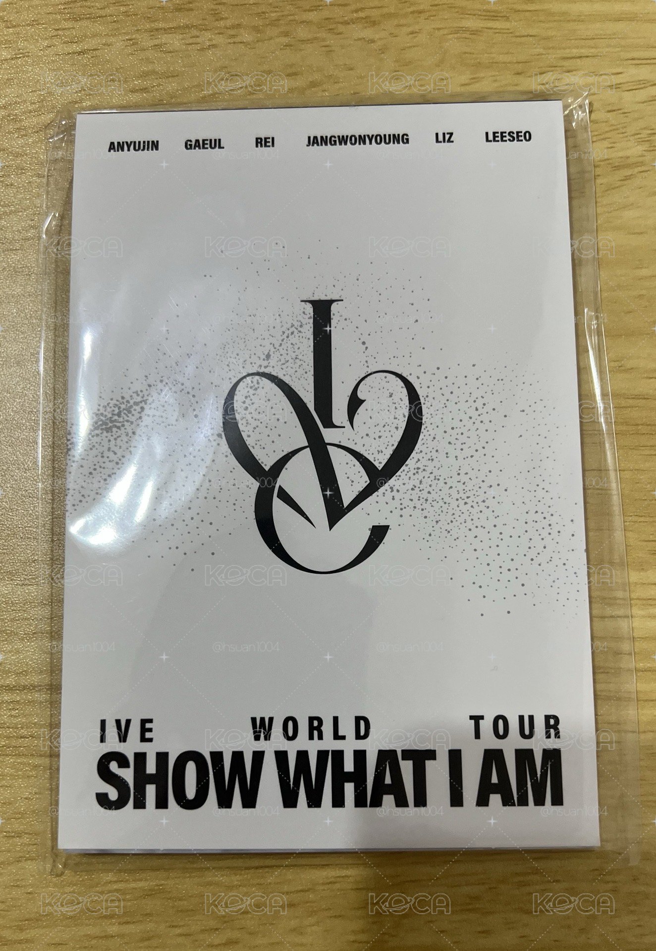 ive 2巡 明信片 