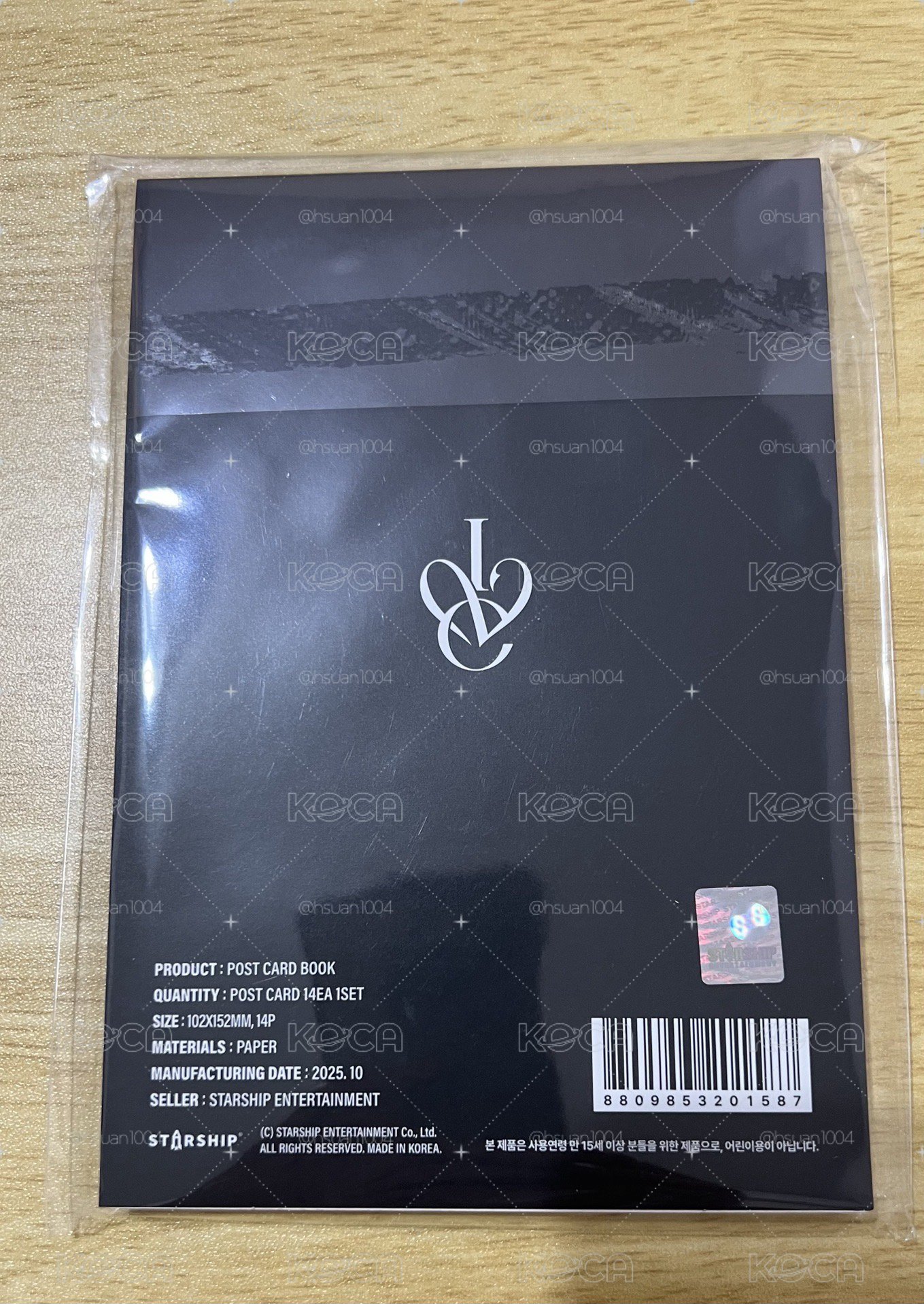 ive 2巡 明信片 