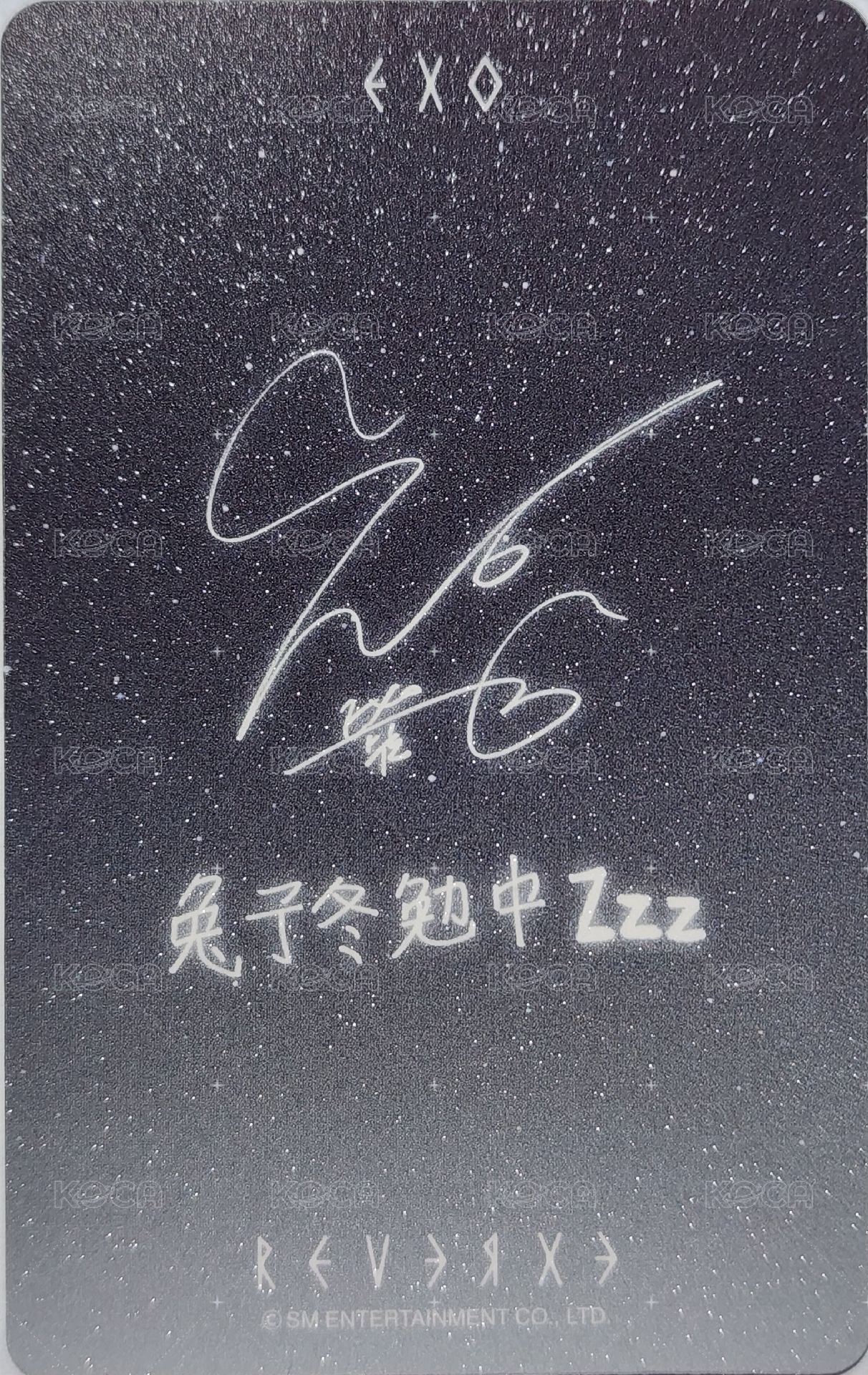Reverxe 小芒 特典卡 B 背面