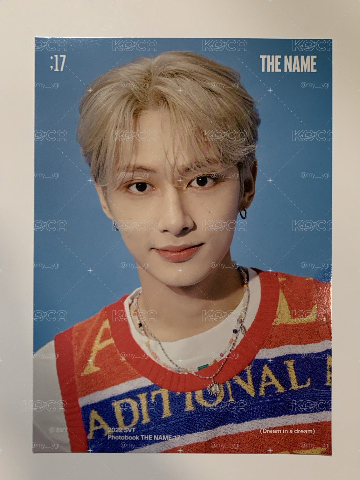 TNE NAME 寫真 特典明信片